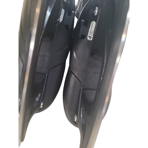 Lake Placid Boys Ice Skates Blk/wht Adjustable Med 1-4 - Picture 7 of 7